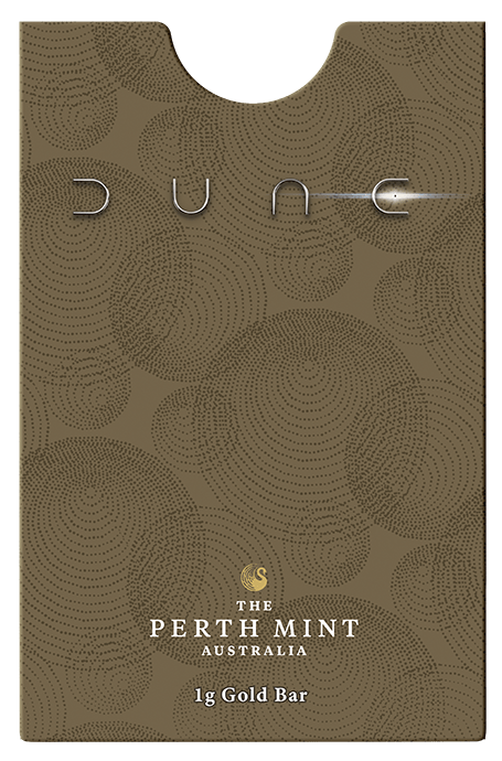 2026 Perth Mint Dune 1g Gold Bar in Card