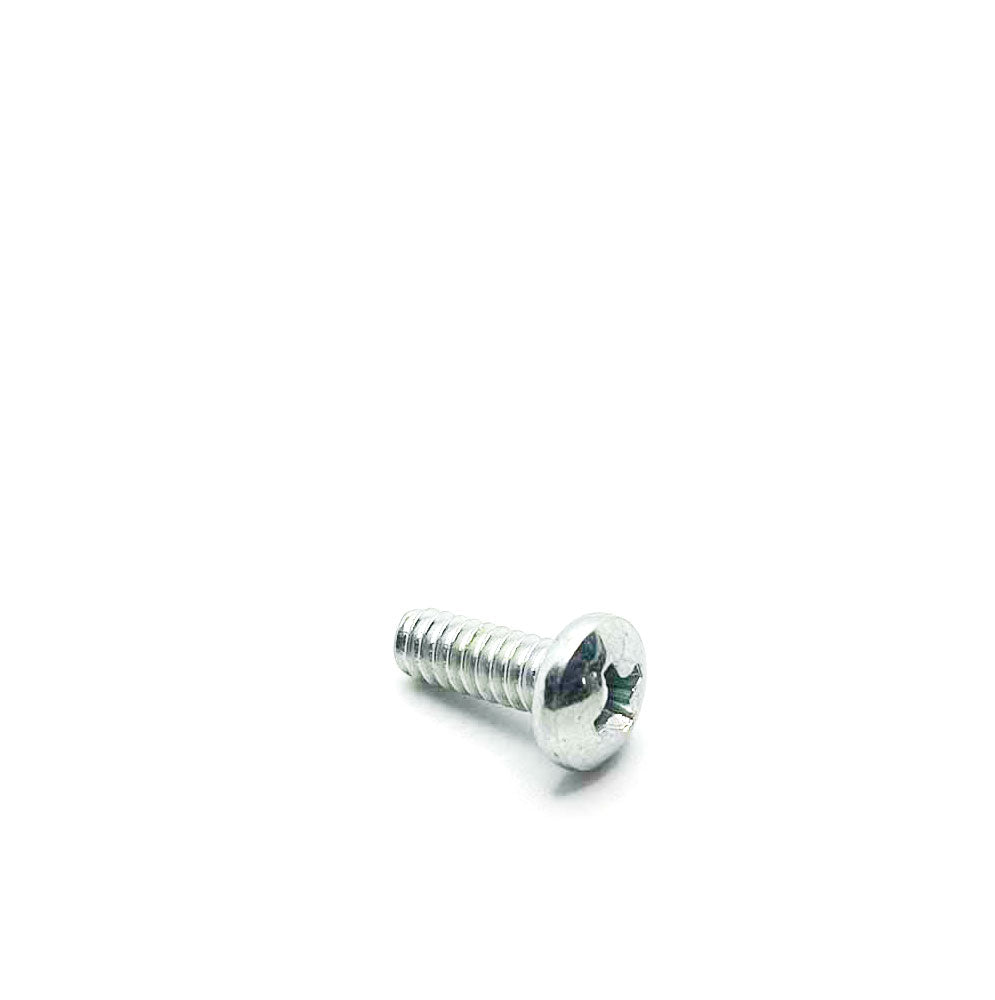#10-24 x 1/2in UNC Phillips Round Machine Screw Clear Zinc
