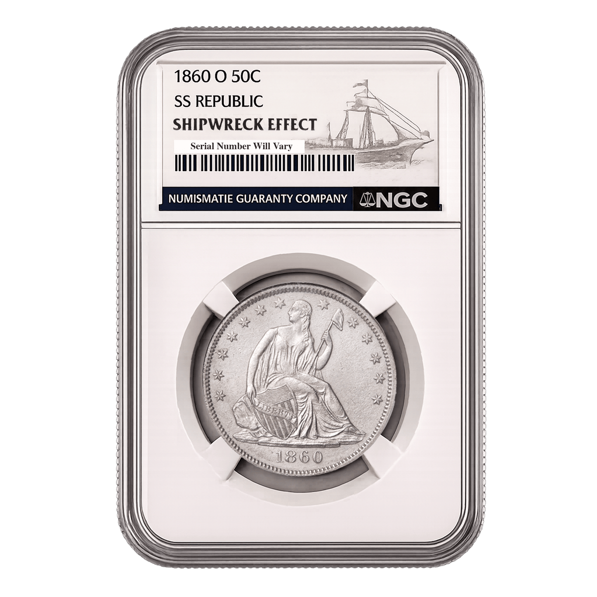 2026 Ultrabreaks Shipwreck Secrets NGC Graded Coin Mystery Pack with Pure Gold Chaser