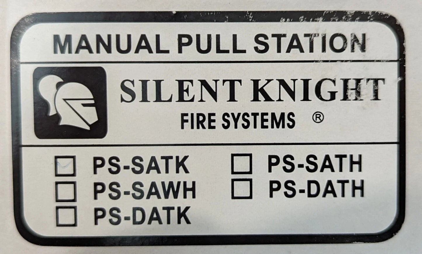 Silent Knight PS-SATK Pull Station