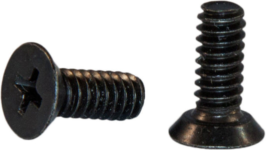 1/4-20 x 1/2 Phillips Flat 82 Undercut Machine Screw Black Zinc Plated (5,000)