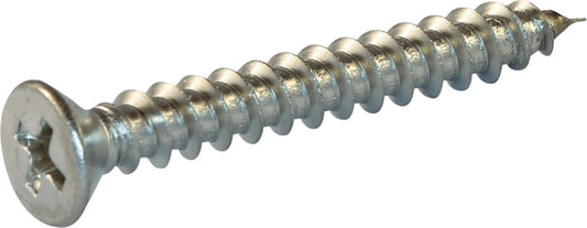 14 x 3/4 Phillips Flat Sheet Metal Screw 18-8 (A2) Stainless Steel