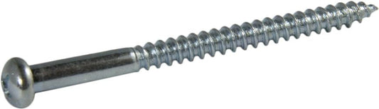 6 x 5/8 Phillips Round Head Wood Screw Zinc Plated