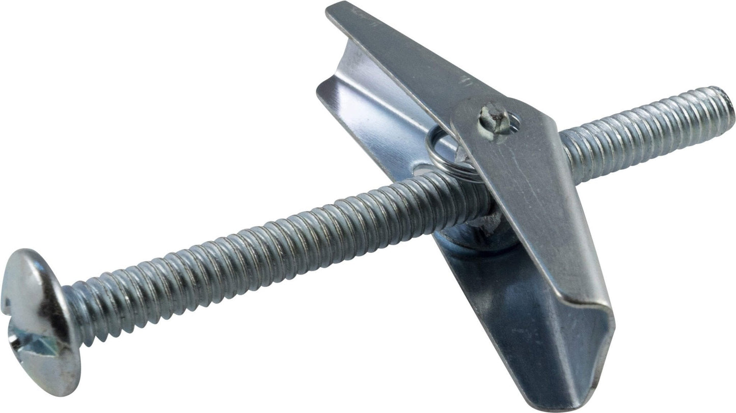 1/8 x 4 Powers Combo Mushroom Toggle Bolt Zinc Plated (50)