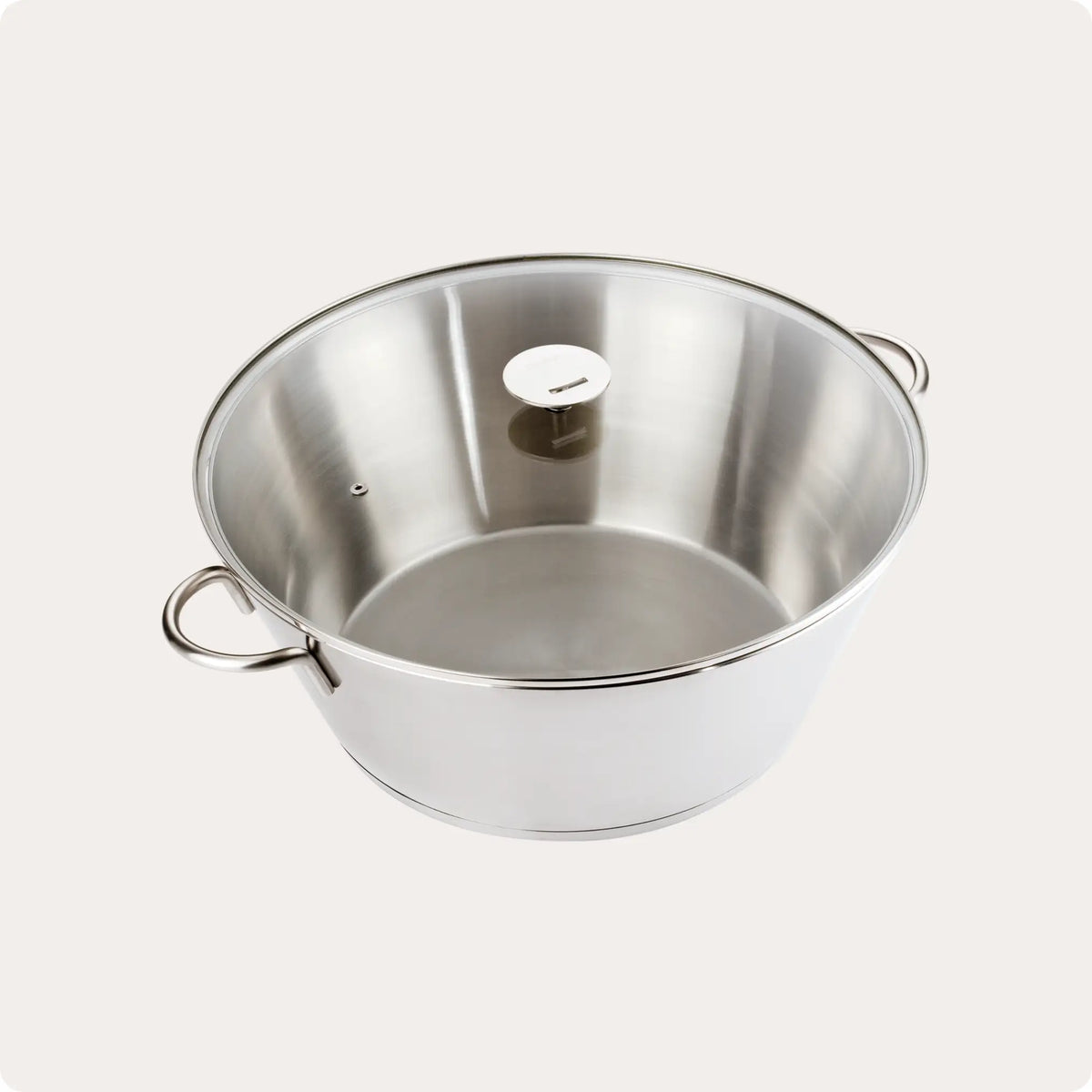 Preserve pan with glass Lid