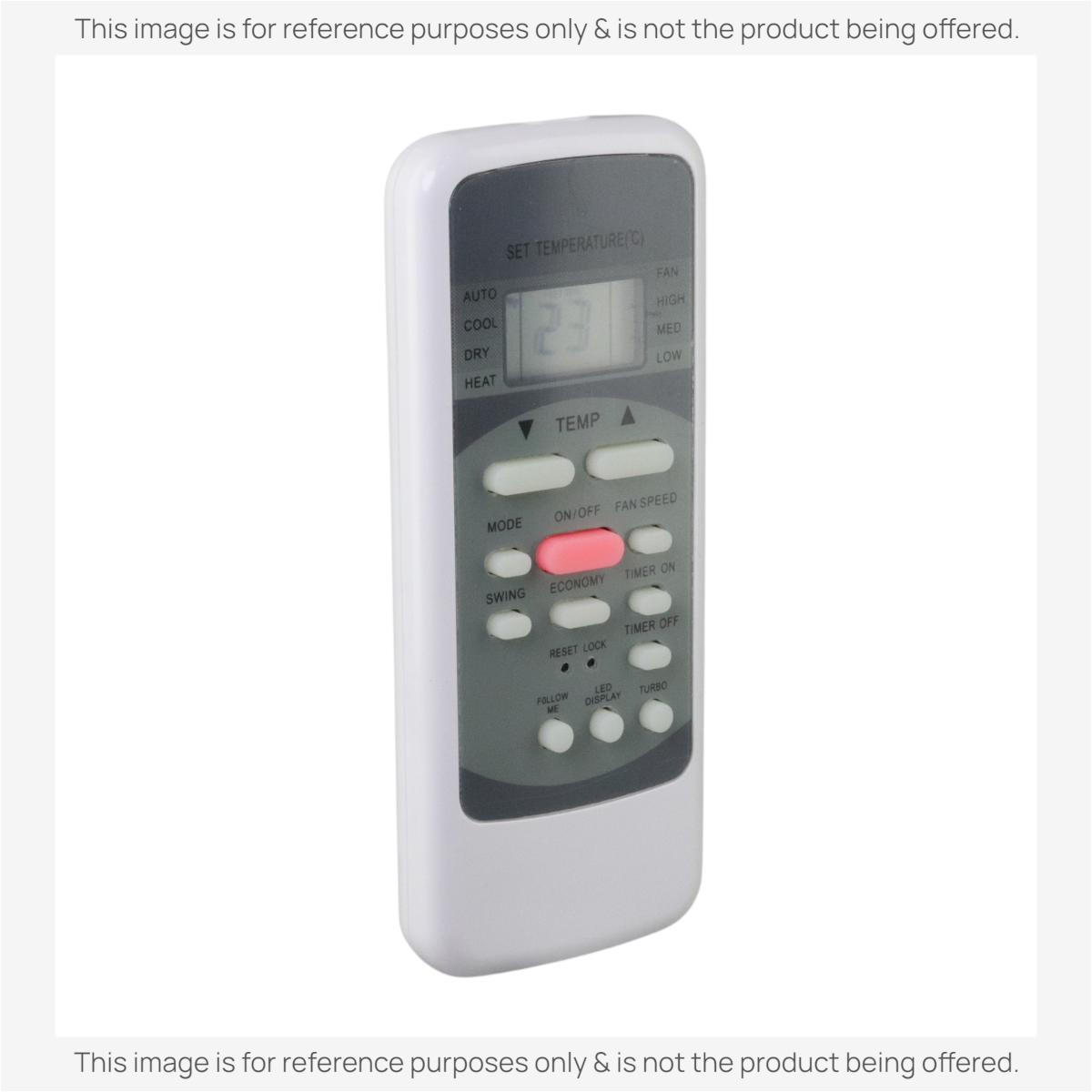 Anderic Substitute for Midea R51I5/BGE Mini Split Air Conditioner Remote Control | LCD Display- 17317000A02500 [KTN828]
