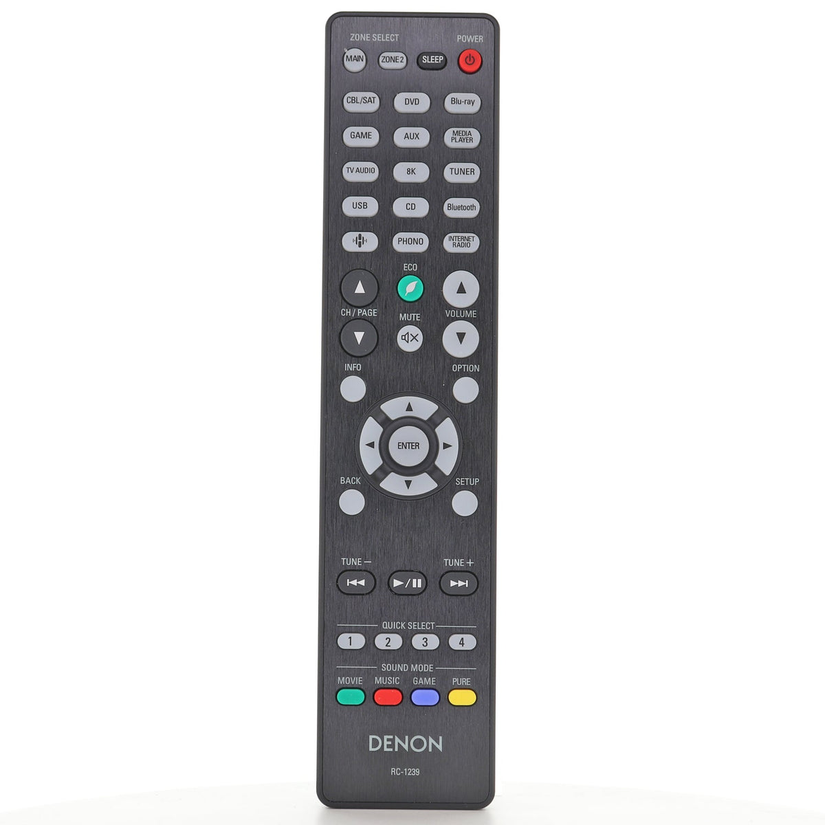Denon RC-1261 A/V Receiver Remote Control | AVRA10H - 30701029900AS