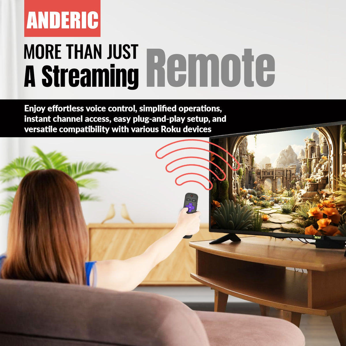Roku RCFA1 STICK Streaming Remote Control - 3226001105