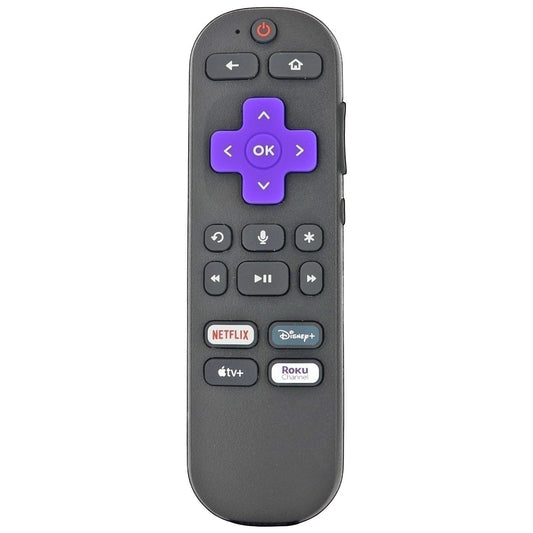 Substitute for Roku RCTR2 RF Streaming Remote Control 3226000146 [RCGZ1, NO GAME KEYS / HEADPHONE JACK]