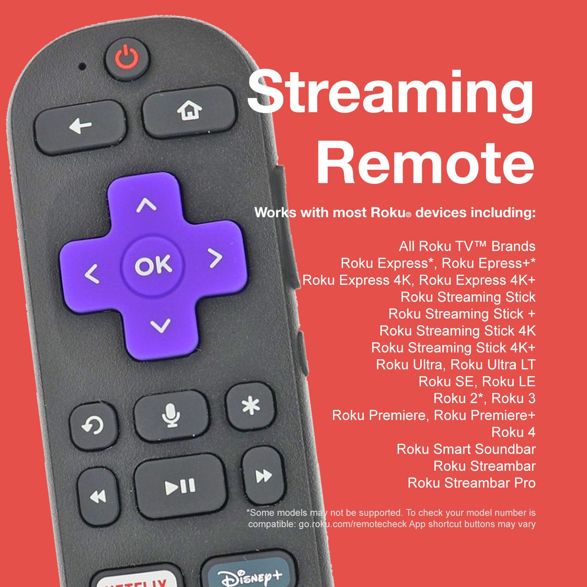 Roku RCFA1 STICK Streaming Remote Control - 3226001105