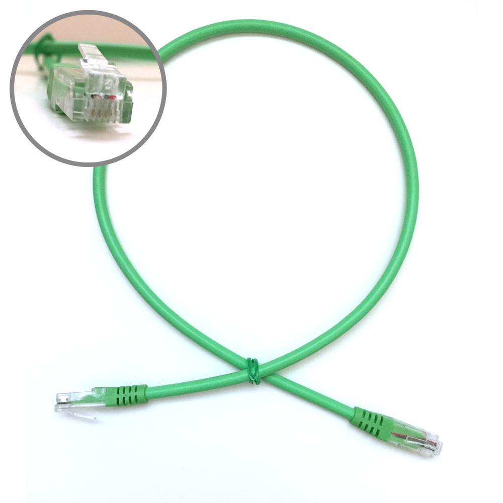 RJ11 Phone Cable - 2 ft green