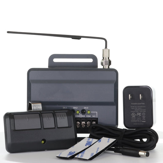 Substitute for Linear 4140 Multi-Code 4-button 300 MHz Visor Garage Door Opener Remote Control [RR850LM]