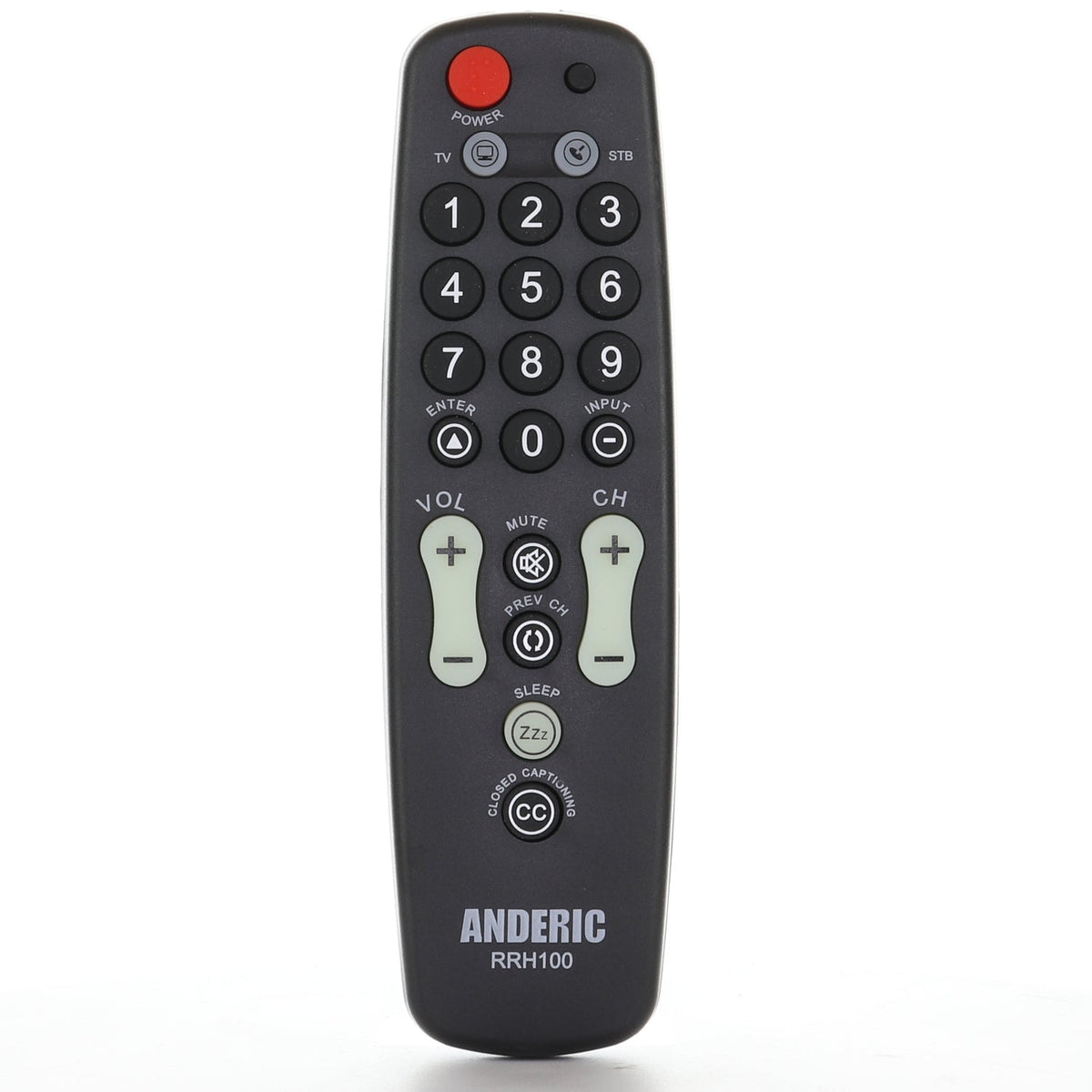 Anderic Substitute for Philips SRU1100/27 1-Device Universal Remote Control [RRH100]