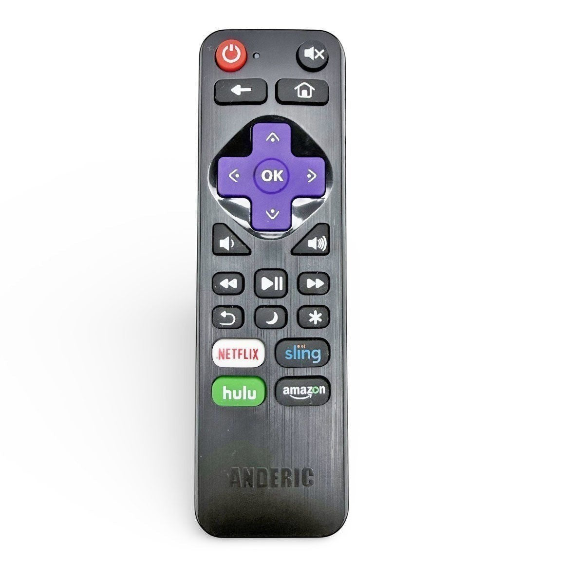 Substitute for Hitachi 101018E0017 2019 Roku TV Remote Control [RRLF16]