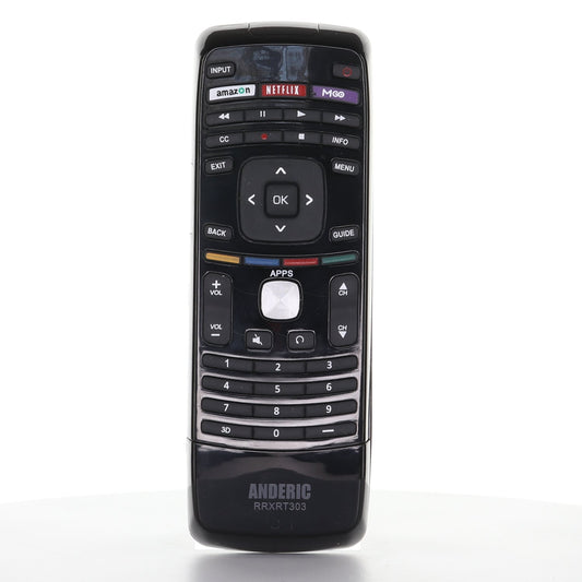 Anderic RRXRT303 Replacement Smart TV Remote Control with QWERTY Keyboard for Vizio