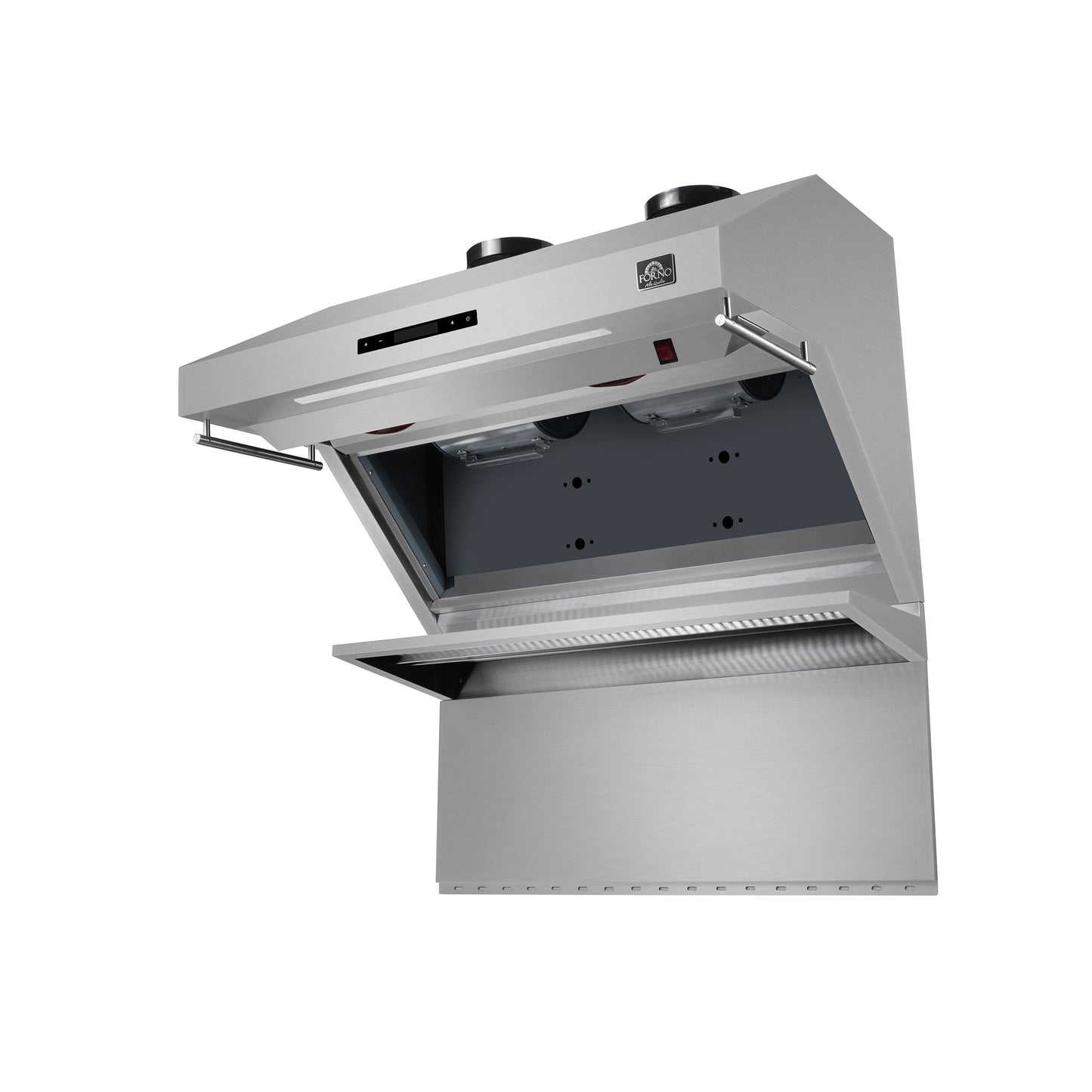 Forno Savona 36-Inch Wall Mount Range Hood, Baffle Filters, Backsplash Included