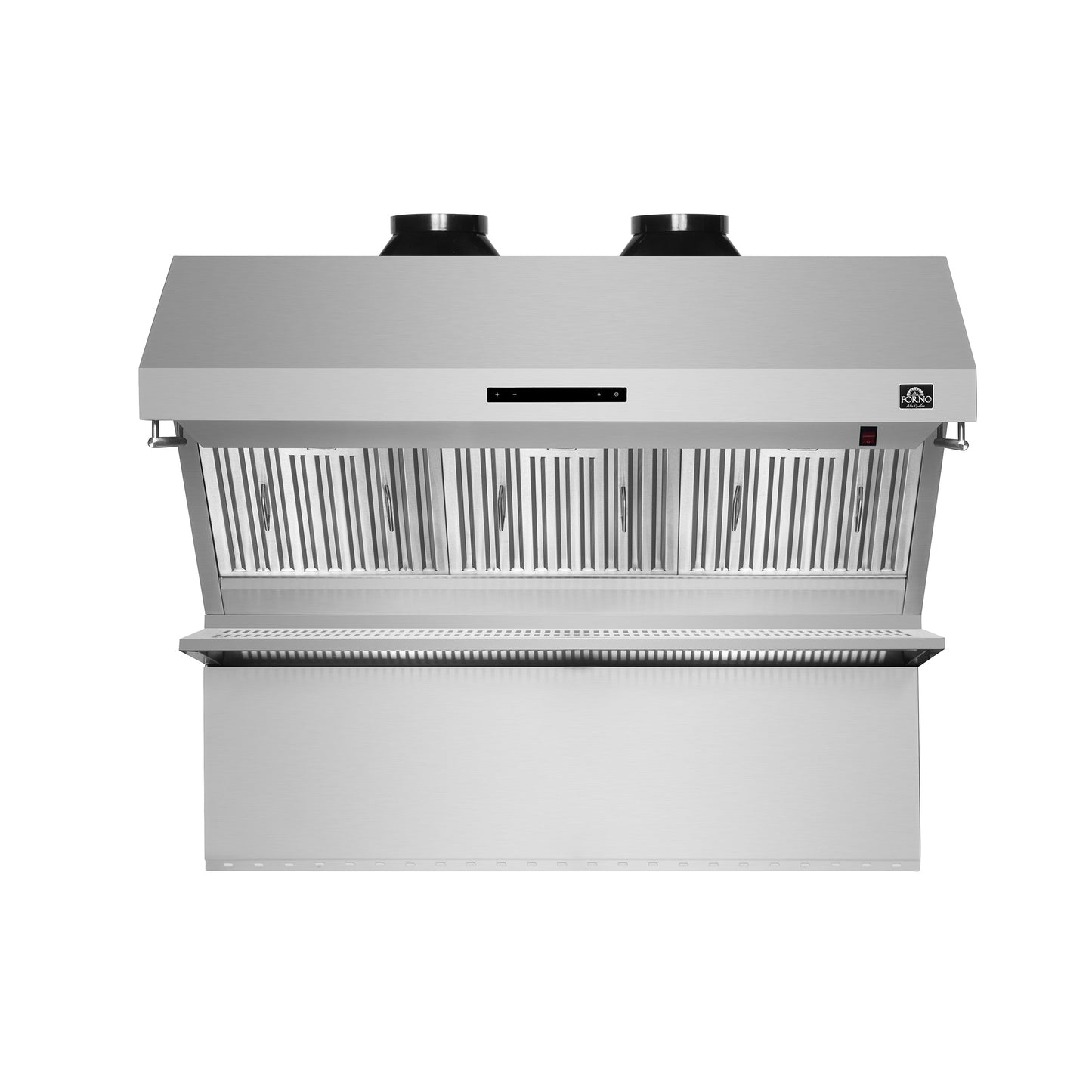 Forno Savona 48-Inch Wall Mount Range Hood, Baffle Filters, Backsplash Included