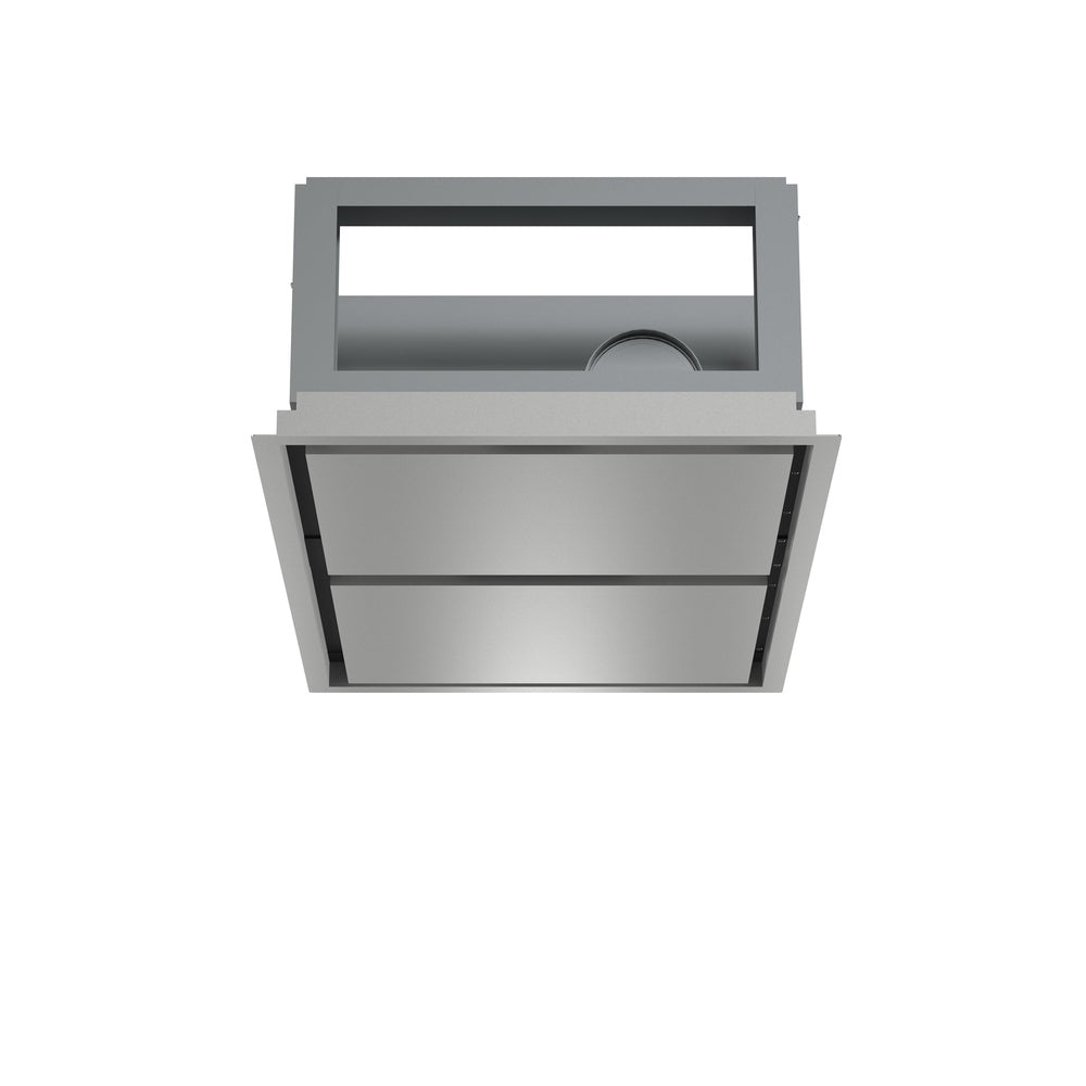 FORNO Arezzo 44-Inch Recessed Ceiling Range Hood, Dual Motors, 1200 CFM, Hybrid Filters, Remote Control