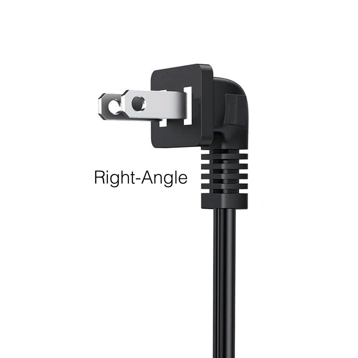 LG EAD63525402 / EAD61909201 AC Power Cord Cable for LG TVs & AV Equipment | 5 Ft | Figure 8 - C7 Female to Elbow 2-Prong - EAD61909201
