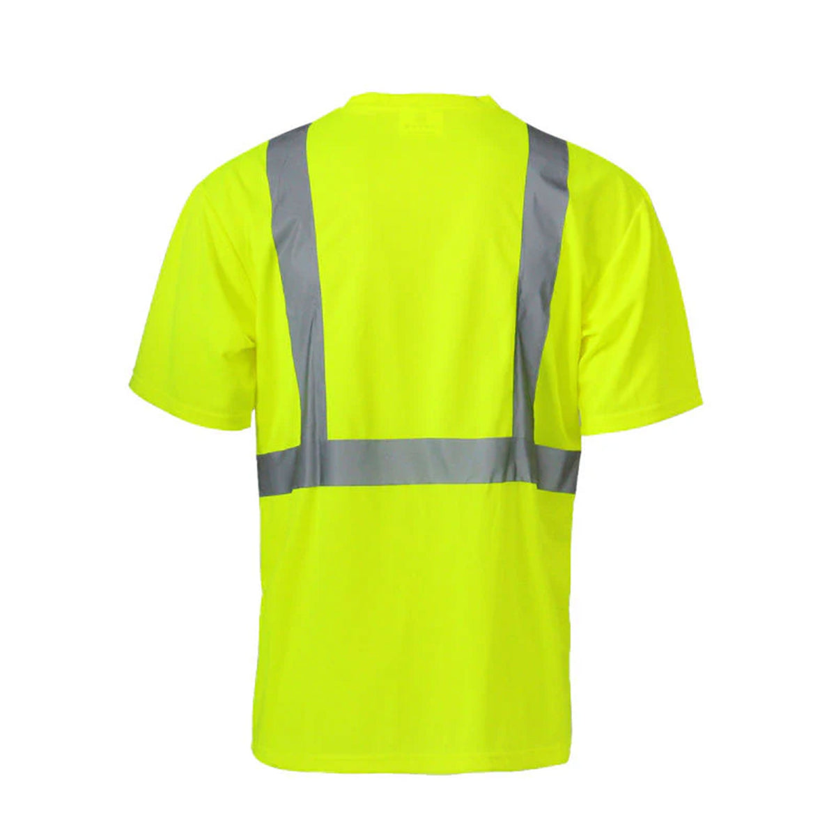 High Visibility Safety Short Sleeve T-Shirt with front pocket