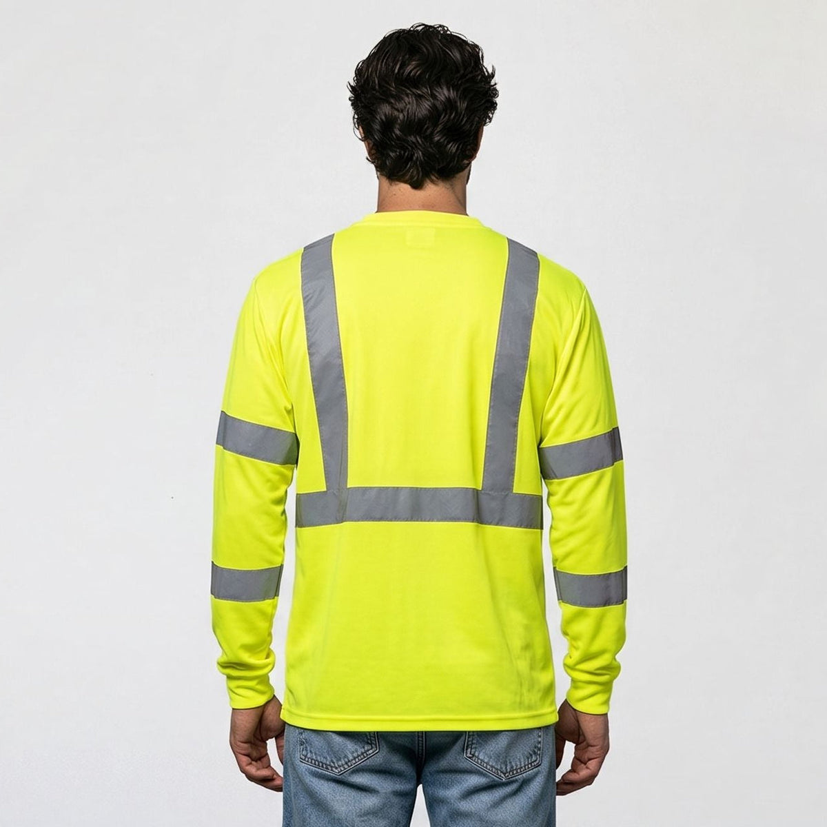 High Visibility Safety Long Sleeve T-Shirt – Durable and Comfortable Workwear