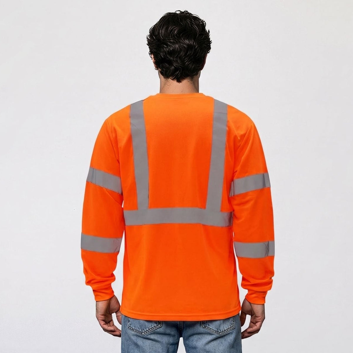 High Visibility Safety Long Sleeve T-Shirt – Durable and Comfortable Workwear