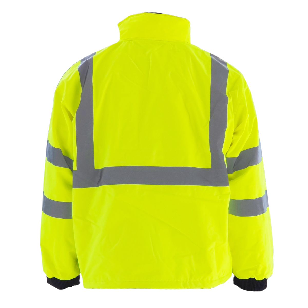 Hi-Vis Class 3 Zip-Up Jacket with Hood