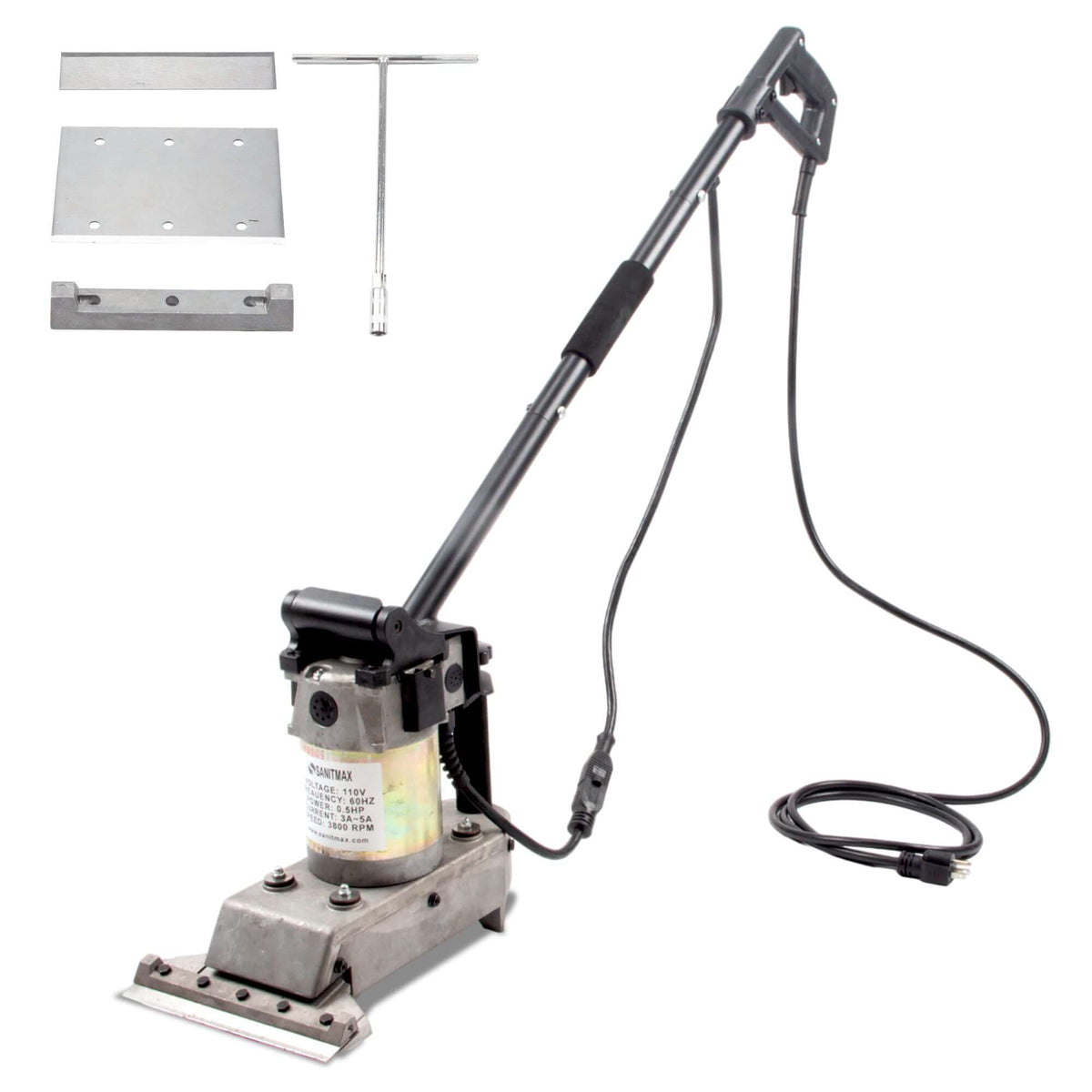 SM06 Electric Floor Scraper Machine, 3800 RPM, Vinyl Carpet Rubber Floor Remover