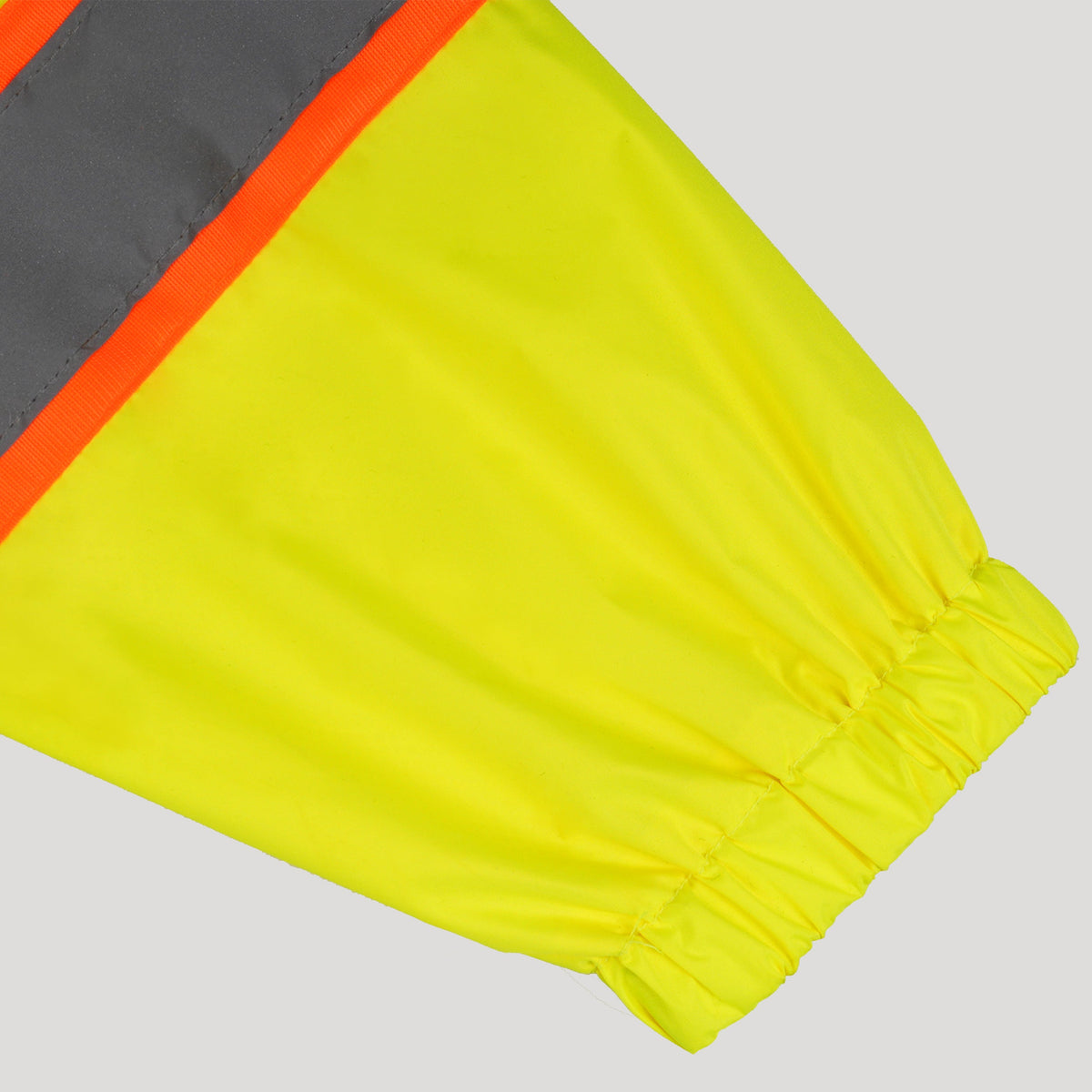 Hi-Vis Class 3 Zip-Up Windbreaker with Reflective Strips