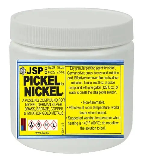 Pickling Compound for Metal Refining 2.5LBS – Dry Granular Formula (Nickel, Copper, Brass, Bronze, Imitation Gold)