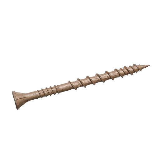 #10 x 2 1/2 Simpson Deck-Drive™ DSV WOOD Quik Guard® Coating Screw (Collated - T25 6-Lobe) - Tan Box (500)