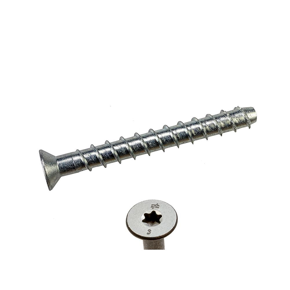 3/8 x 3 Simpson Titen HD® Countersunk Head Style Heavy-Duty Screw Anchor Zinc Plated Carbon Steel - Box (50)