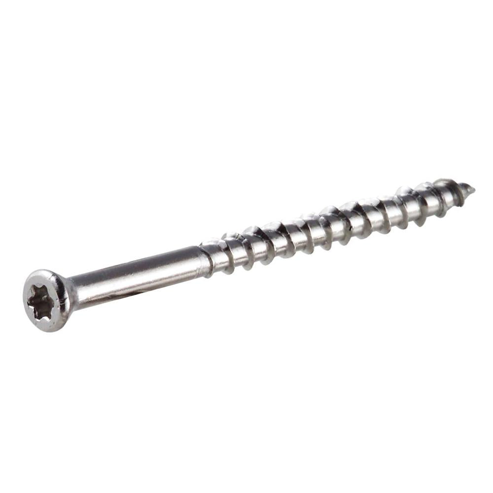 #7 x 3  Simpson Trim Head Deck-Drive™ DWP WOOD Screw 316 Stainless Steel (T15) - Box (1750)