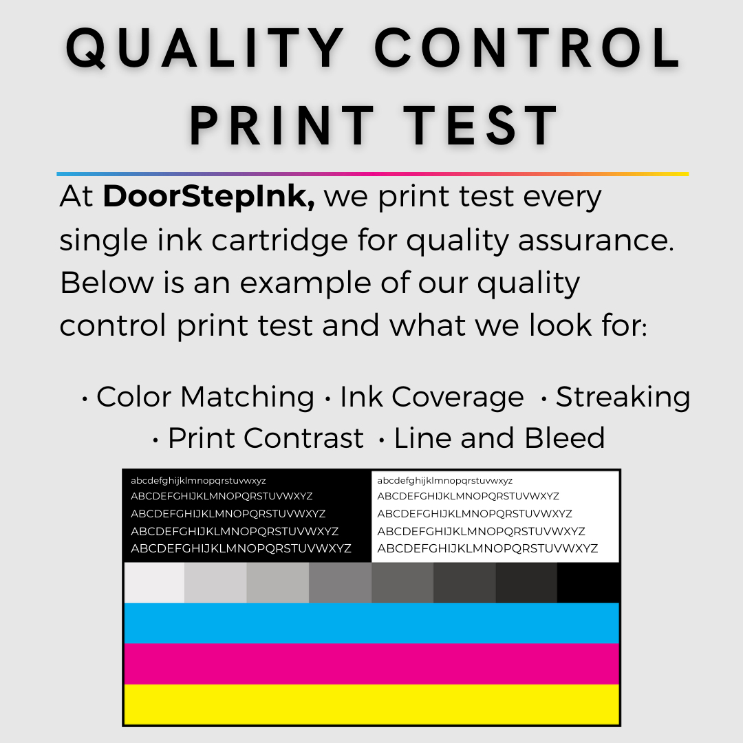 DoorStepInk Remanufactured in the USA Ink Cartridges for Canon PGI-5 Black / CLI-8 3 Color 4-Pack