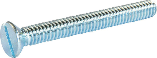 6-32 x 2 Slotted Flat Machine Screw Zinc Plated