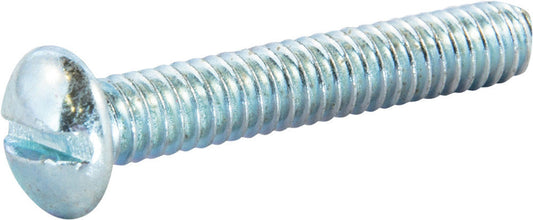 5/16-18 x 1 1/4 Slotted Round Machine Screw Zinc Plated