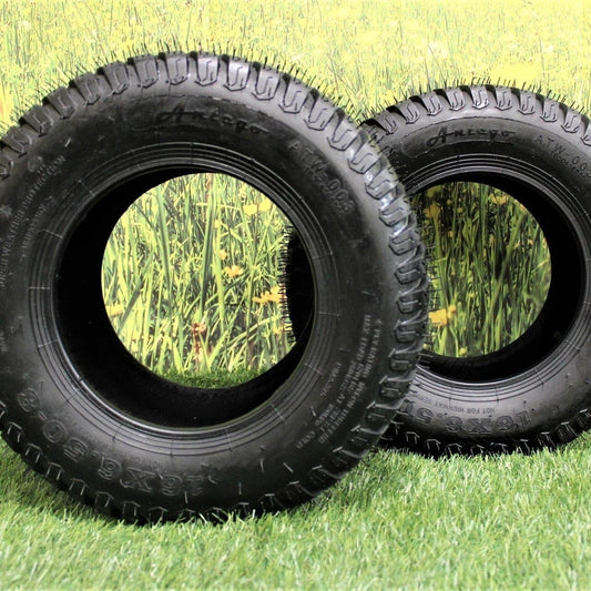 16X6.50-8 4 Ply Turf Tires for Lawn & Garden Mower (Set of Four)