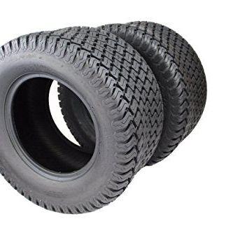 24x12.00-12 4 Ply Turf Tires for Lawn & Garden Mower (Set of 2)