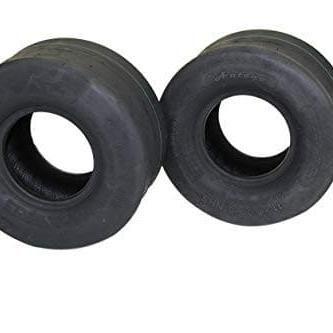 11x6.00-5 4 Ply Smooth Tread for Lawn & Garden Zero Turn Mower (Set of Two)