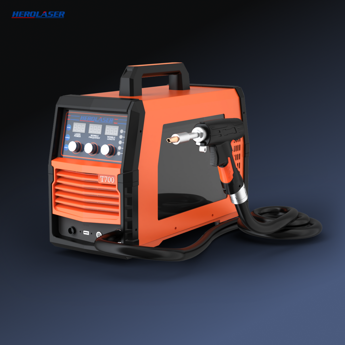 T700 700W Air-Cooled 3-in-1 Laser Welder, Cleaner & Cutter (No Screen)