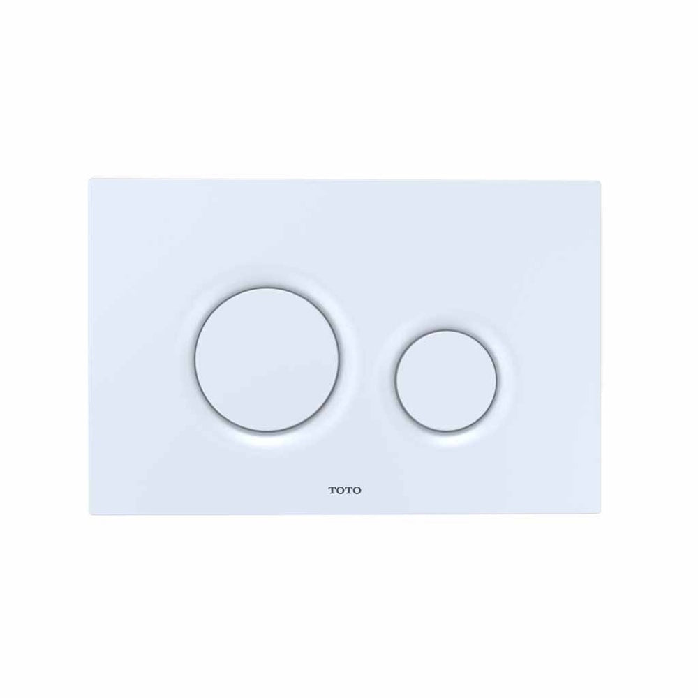 TOTO AP Wall-Hung 1.28 GPF & 0.9 GPF Dual-Flush Elongated Toilet With Duofit In-Wall Tank Unit and Push Plate