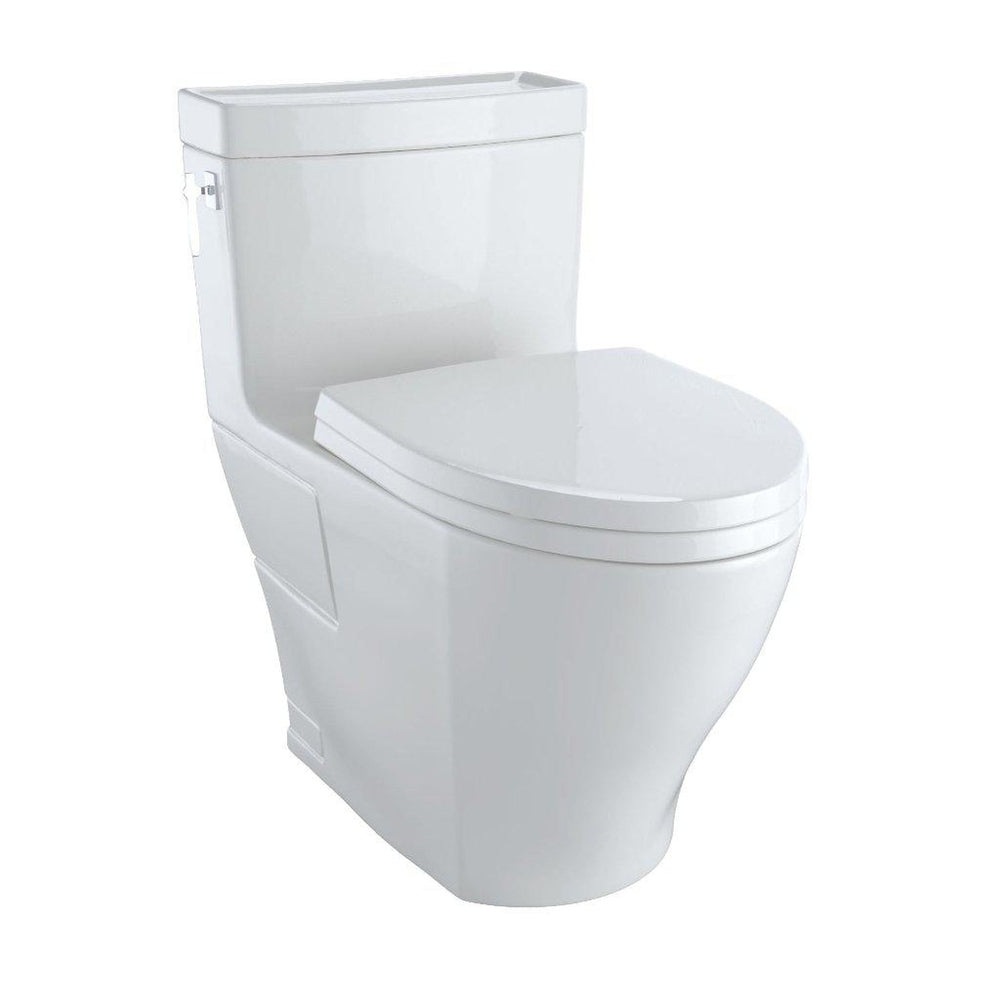 TOTO Aimes 1.28 GPF Elongated One-Piece Toilet With Washlet+ Connection MS626124CEF