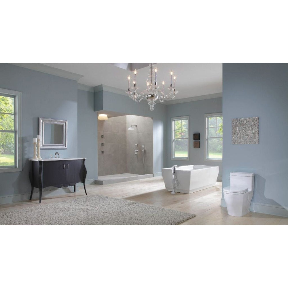 TOTO Aimes 1.28 GPF Elongated One-Piece Toilet With Washlet+ Connection MS626124CEF