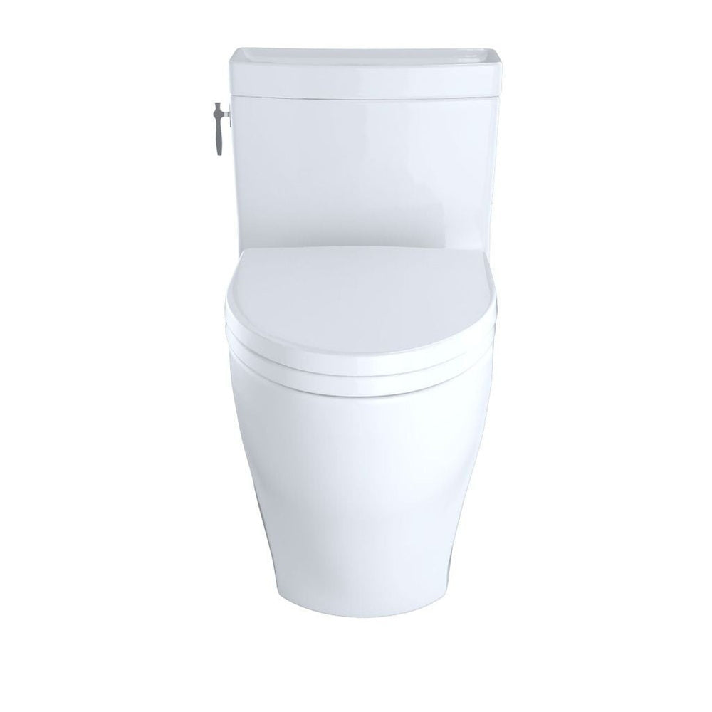 TOTO Aimes 1.28 GPF Elongated One-Piece Toilet With Washlet+ Connection MS626124CEF