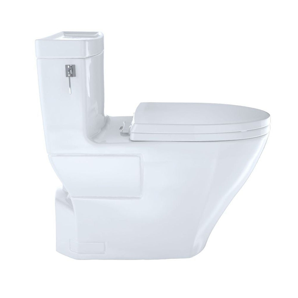 TOTO Aimes 1.28 GPF Elongated One-Piece Toilet With Washlet+ Connection MS626124CEF