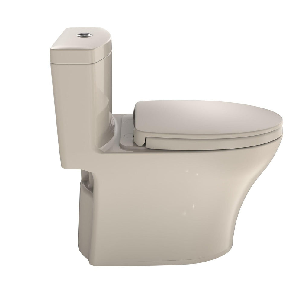 TOTO Aquia IV One-Piece 0.8 GPF & 1.28 GPF Dual-Flush Elongated Toilet With WASHLET+ Connection - Seat Included