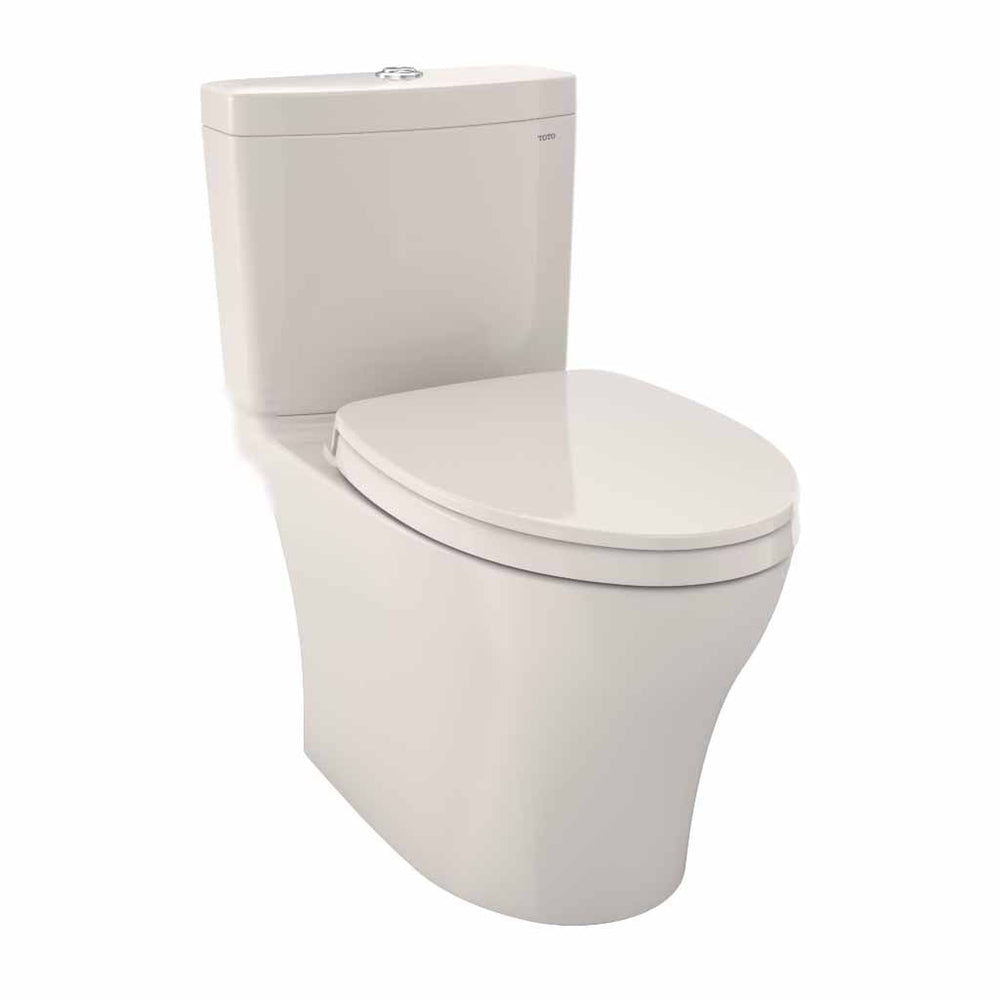 TOTO Aquia IV Dual Flush Two-Piece Toilet with Washlet+ Connection and Seat