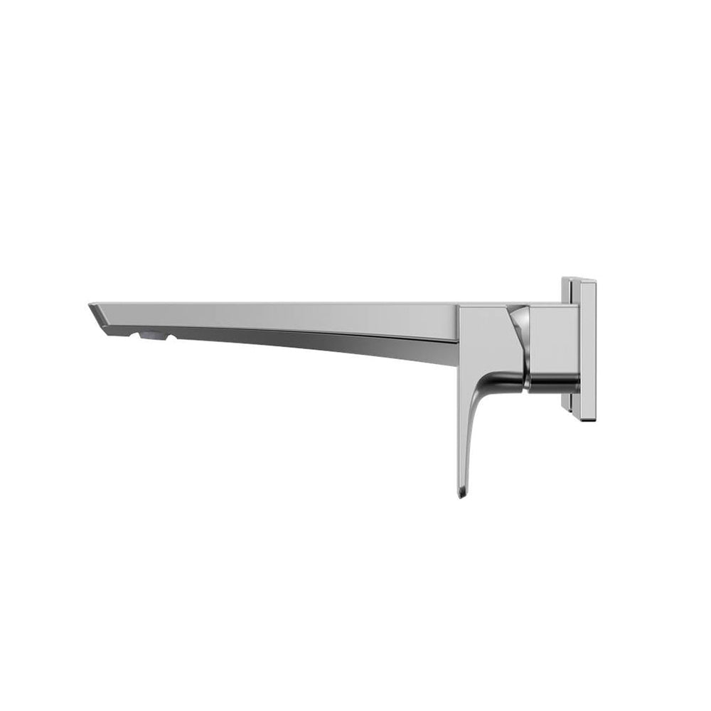 TOTO GE 3" 1.2 GPM Single Handle Long Spout Wall Mount Bathroom Sink Faucet with Comfort Glide Technology TLG07308U