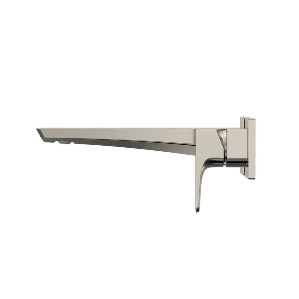 TOTO GE 3" 1.2 GPM Single Handle Long Spout Wall Mount Bathroom Sink Faucet with Comfort Glide Technology TLG07308U