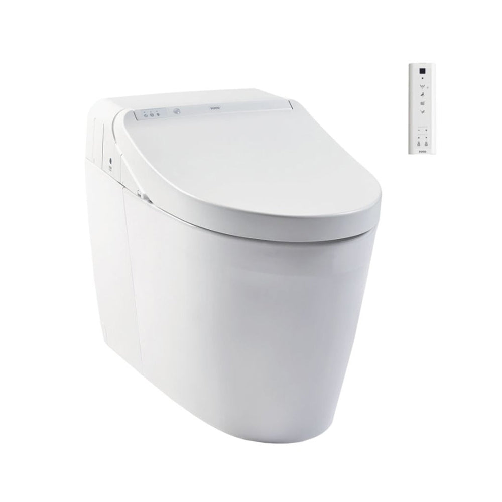TOTO G450 WASHLET Integrated Smart Toilet with Bidet Seat, Heated, Premist, 1.0 GPF, Cotton - MS922CUMFG#01